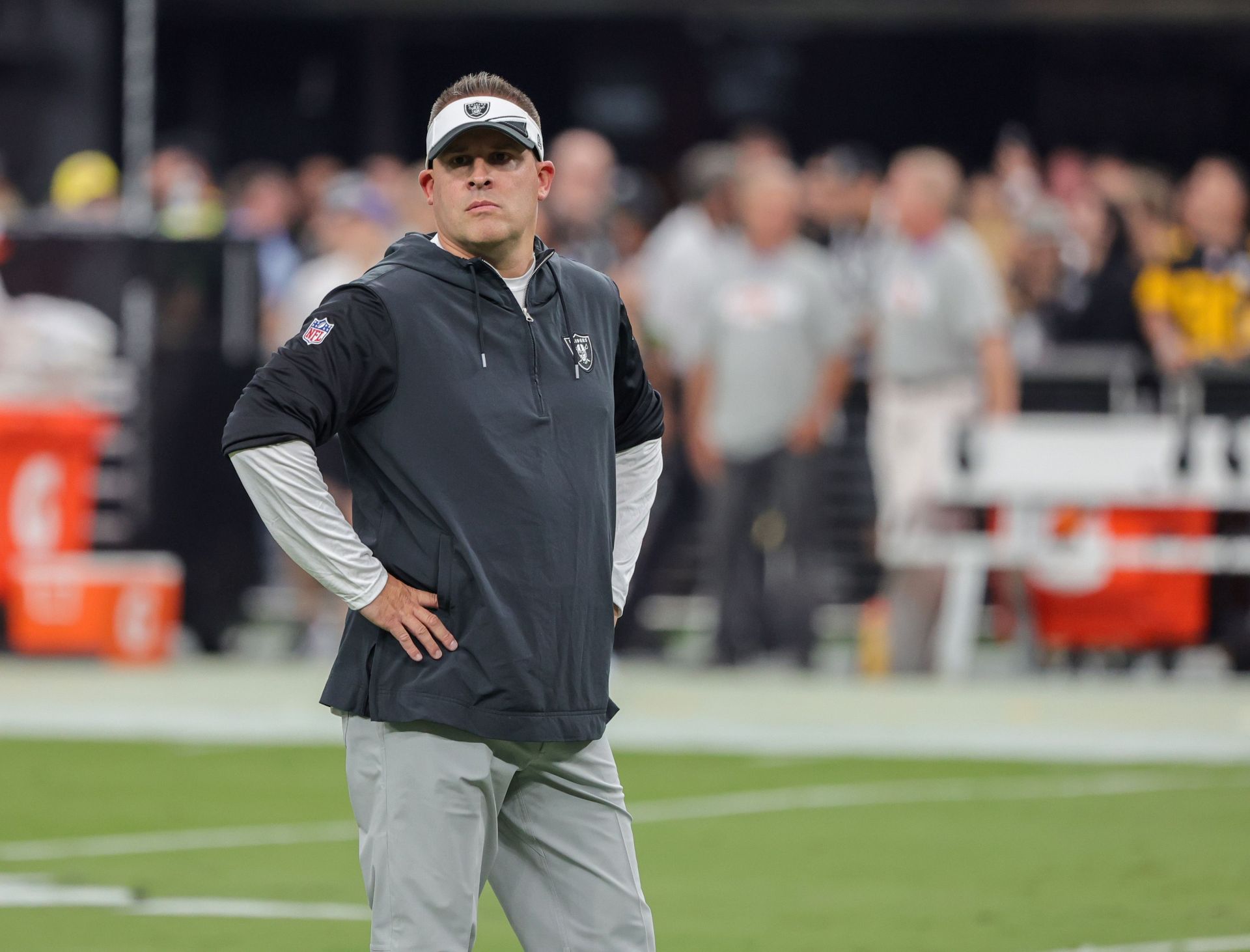 Josh McDaniels at Pittsburgh Steelers vs. Las Vegas Raiders