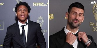 Novak Djokovic trolls YouTuber IShowSpeed at Ballon d'Or 2023 ceremony, calls himself a "new AC Milan star" after going unrecognized