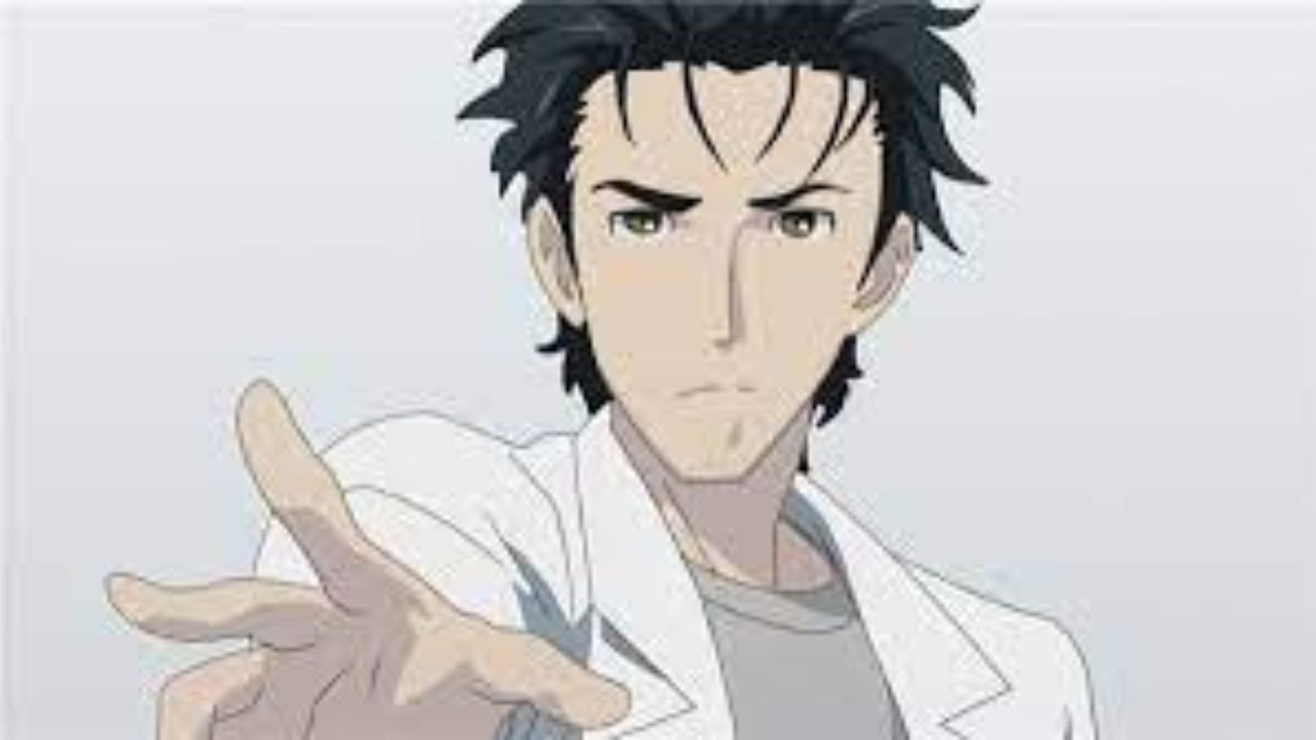 Rintarou Okabe as shown in anime(Image via Studio White Fox)