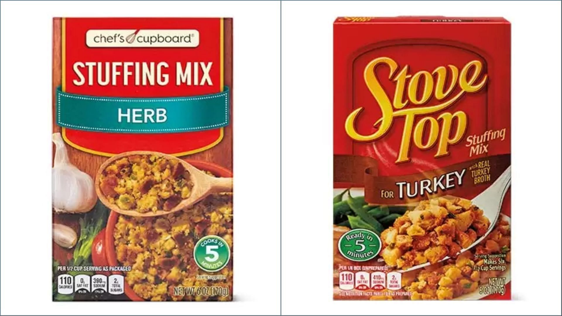 Turkey Stuffings (Image via Aldi)