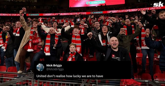 "The only true magician", "Don't realise how lucky we are" - Manchester United fans react as star shines for country in Euro qualifier