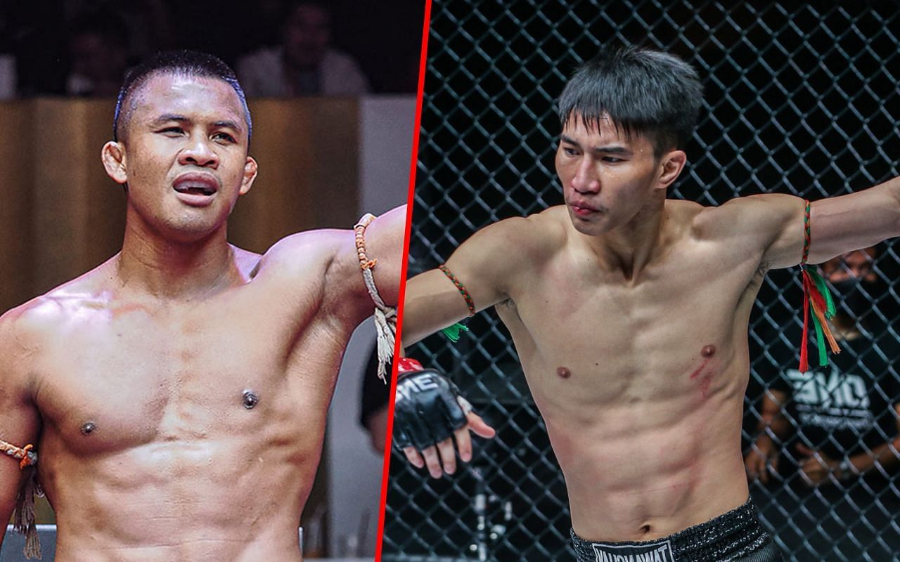 Buakaw (Left) is a big admirer of Tawanchai (Right)