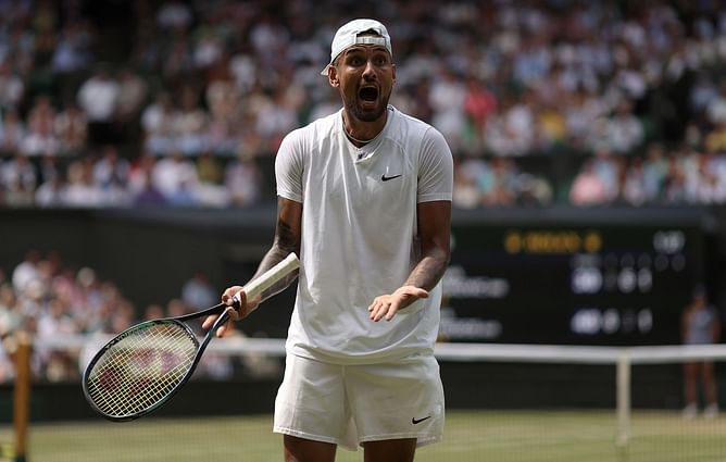 "The young one was making faces" - Nick Kyrgios recalls swearing in front of Prince William, Prince George & the Royal family during Wimbledon final