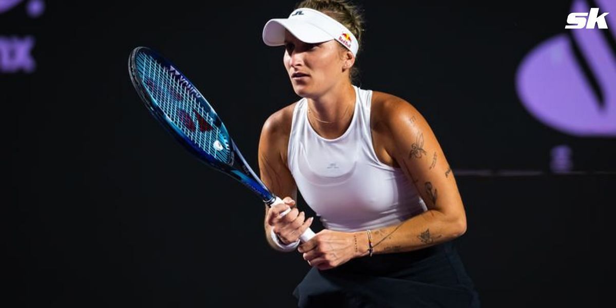 Marketa Vondrousova pictured at the 2023 WTA Finals