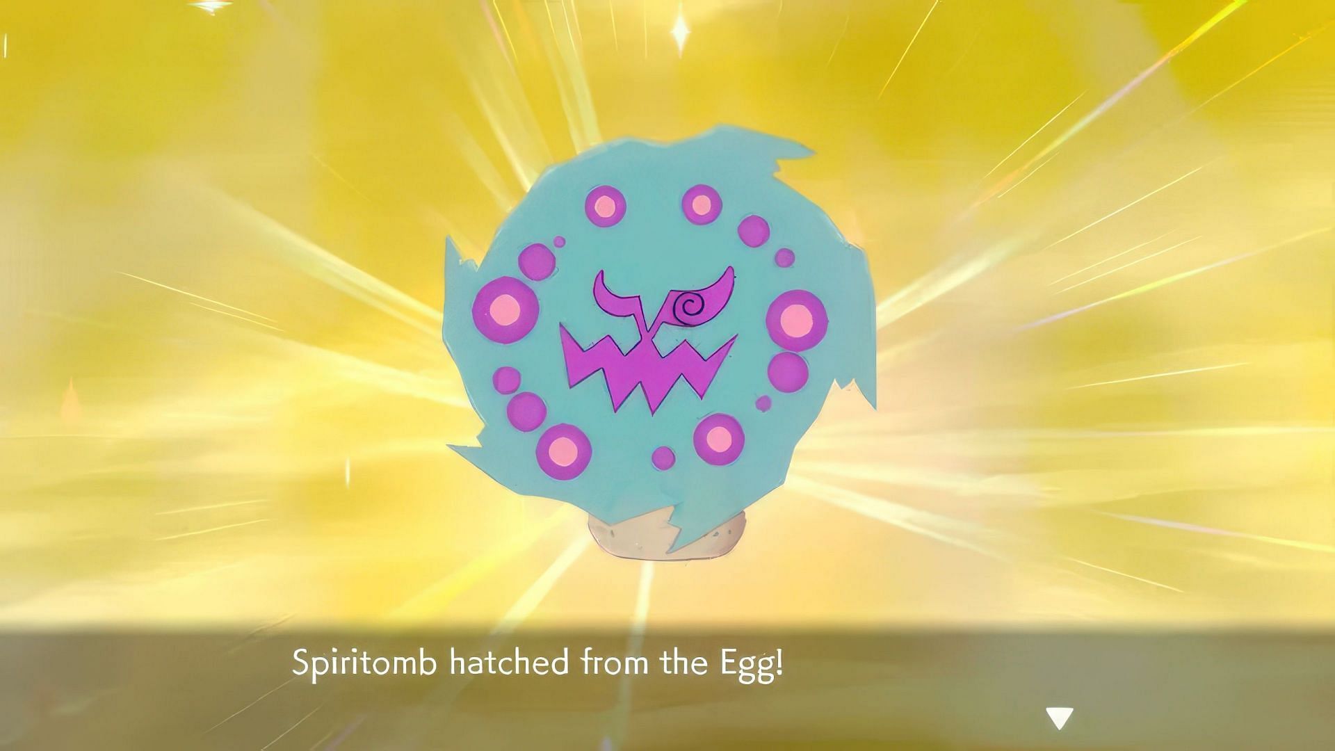 FINALLY hatched shiny Spiritomb after 800+ eggs!! I also found 2
