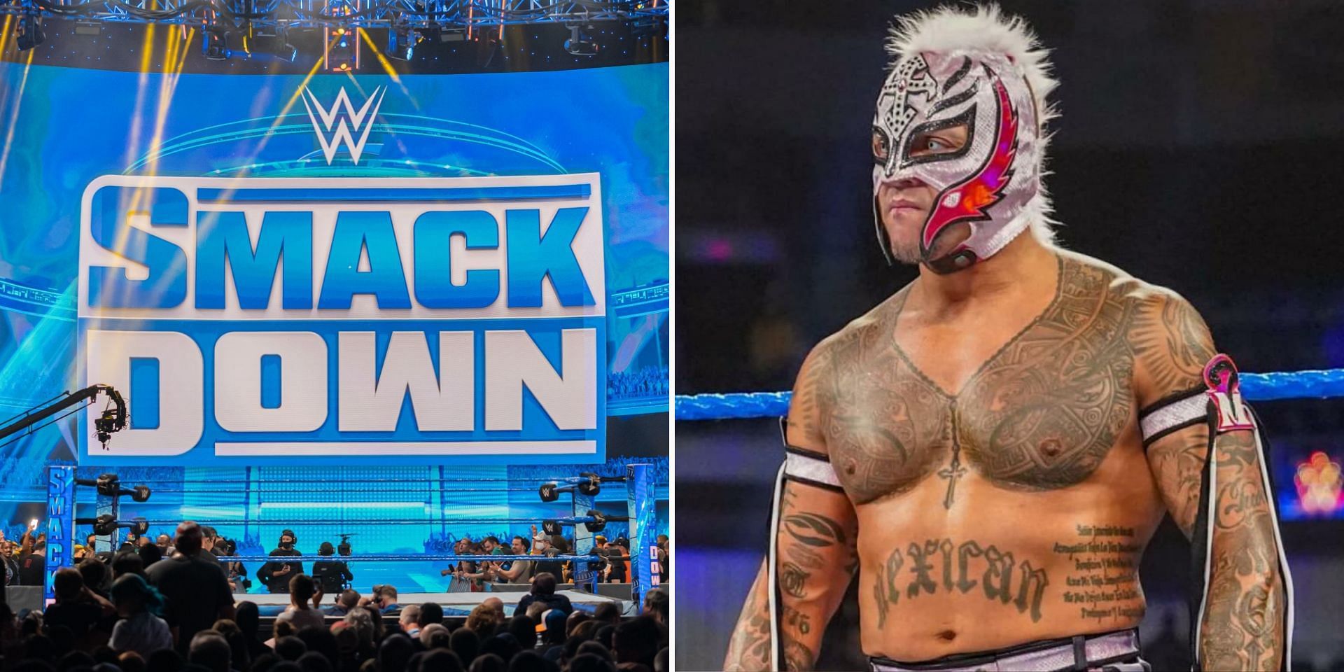 Rey Mysterio collided with a former WWE Champion