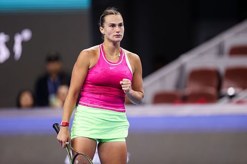 Aryna Sabalenka is the top seed at this year's WTA Finals,