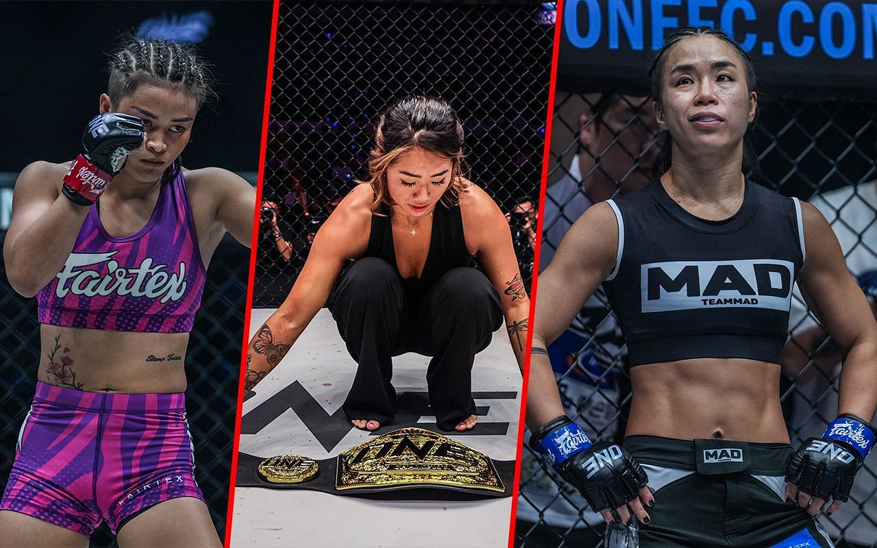 (From left to right) Stamp Fairtex, Angela Lee, Ham Seo Hee.