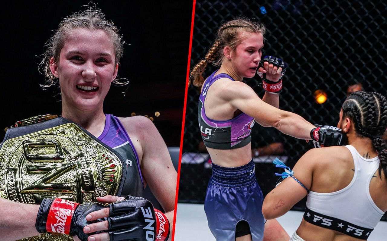 Smilla Sundell defended her belt at ONE Fight Night 14