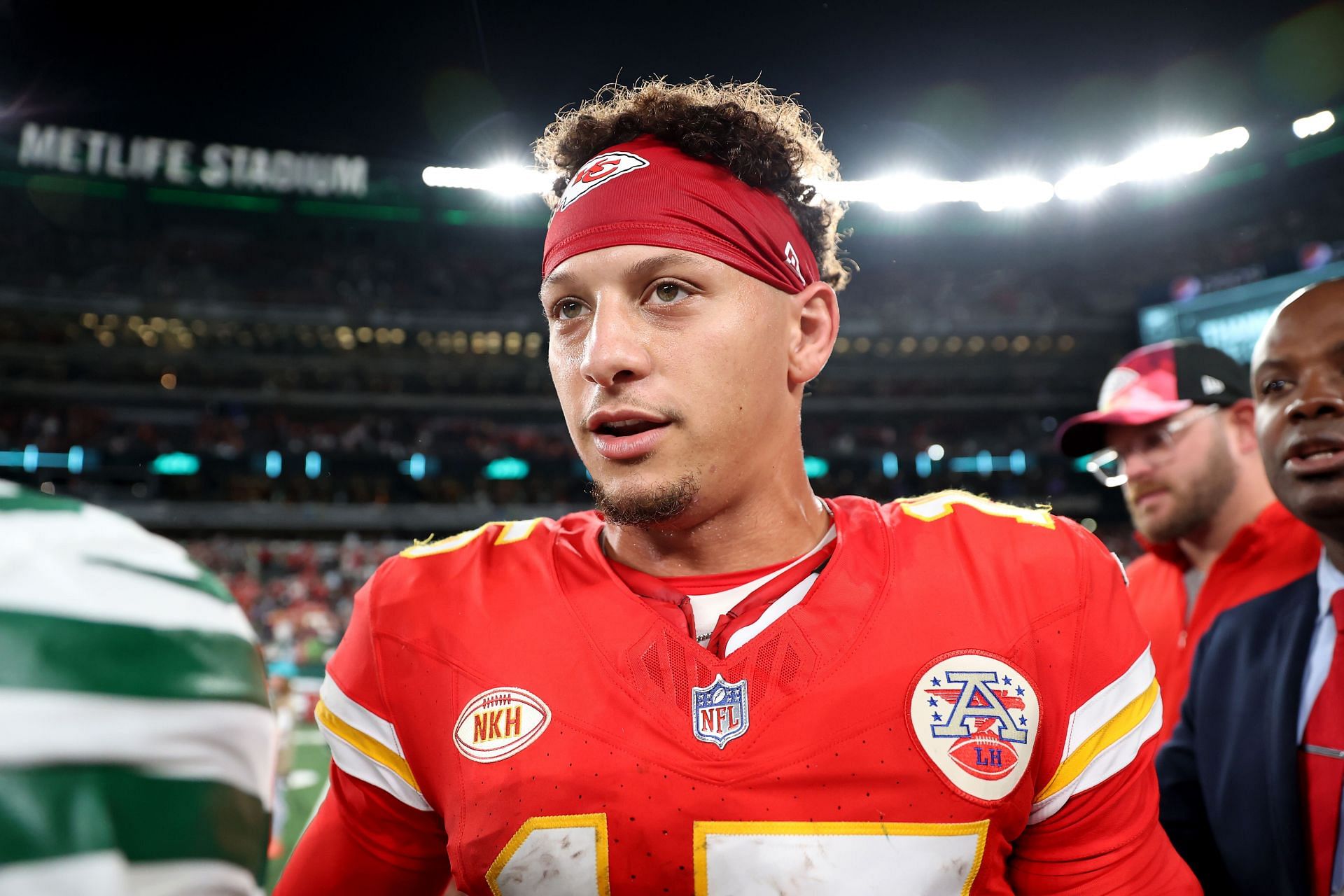 Patrick Mahomes at Kansas City Chiefs v New York Jets