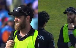 [Watch] Kane Williamson turns waterboy in IND vs NZ 2023 World Cup match in Dharamsala