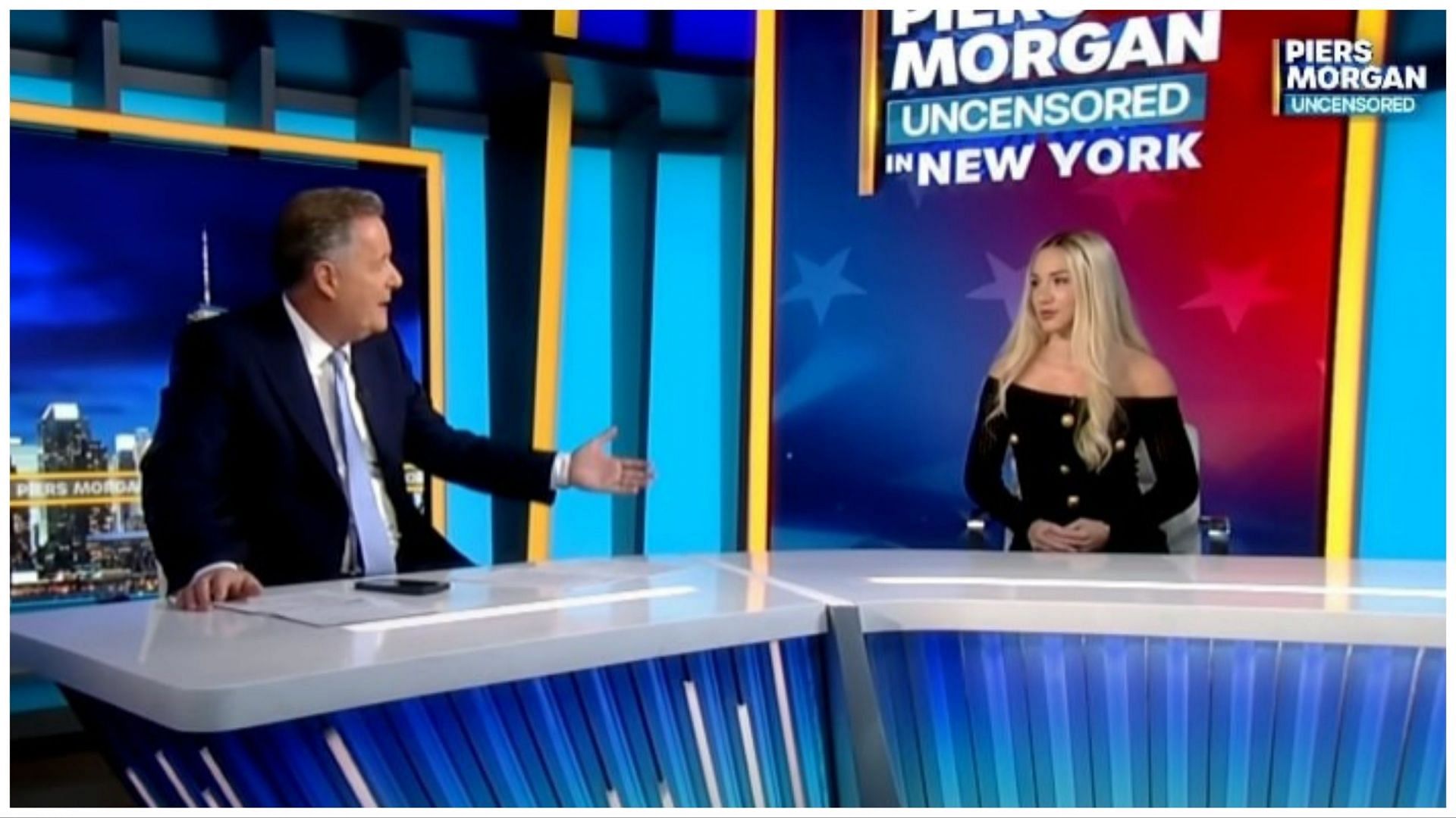 Mikhaila Peterson&rsquo;s interview with Piers Morgan (Image from Piers Morgan Uncensored YouTube Channel)