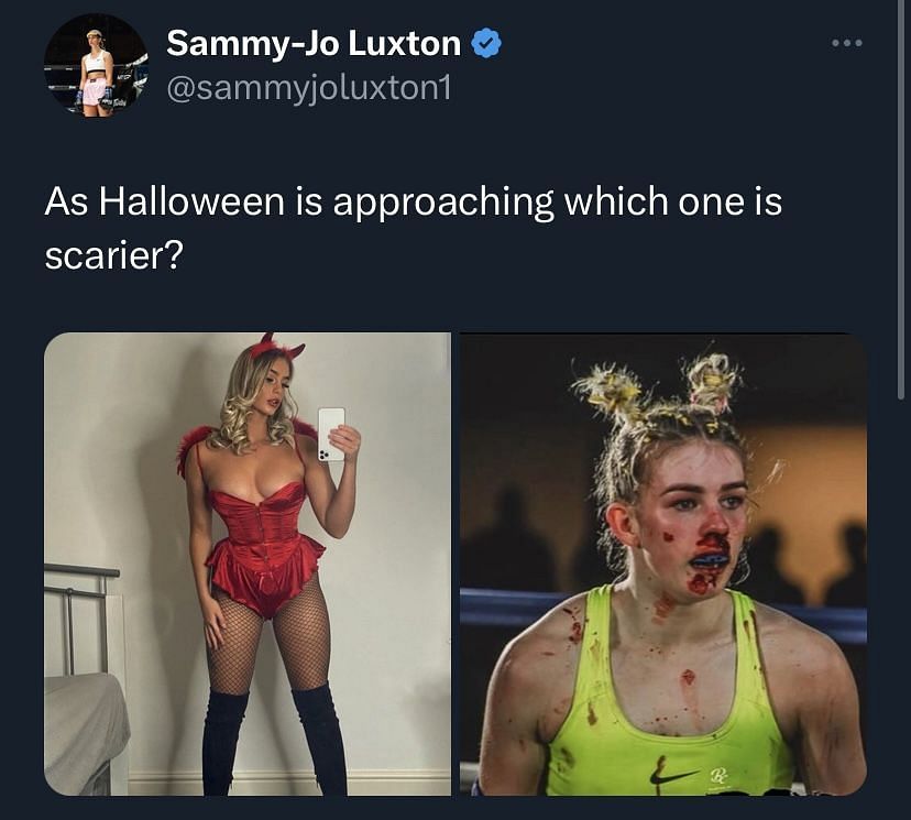 Twitter @SammyJoLuxton1