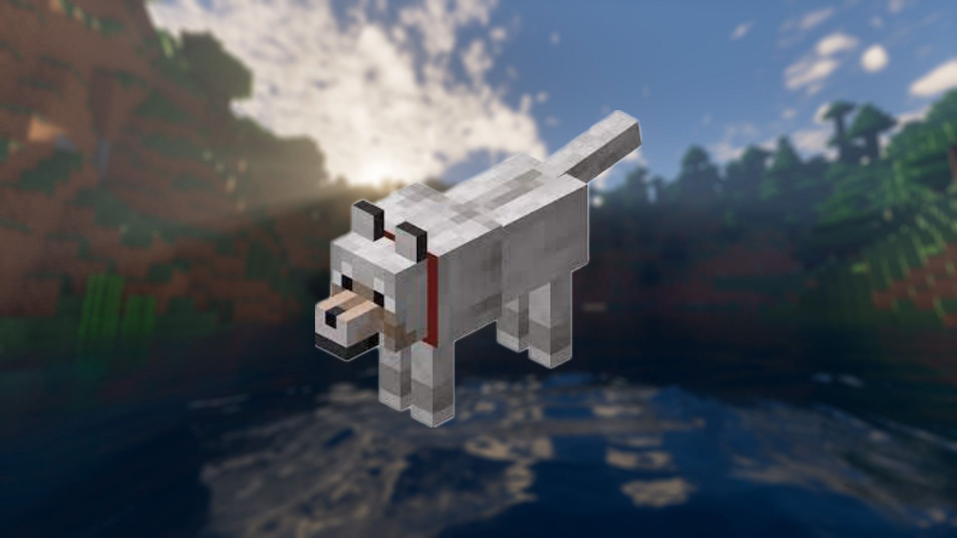 Wolf: Man&#039;s best friend in the game (Image via Mojang)