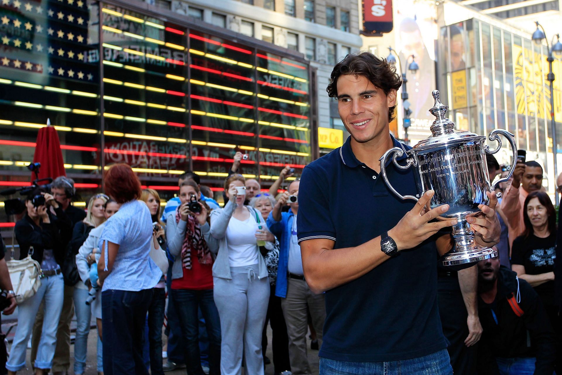 U.S. Open Champion Rafael Nadal Tours Manhattan