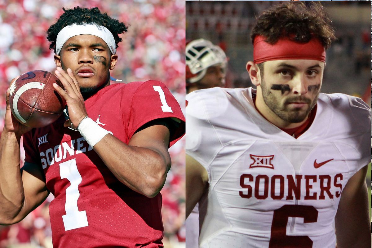 Kyler Murray (L) and Baker Mayfield are the two recent Oklahoma QB&#039;s to win the Heisman