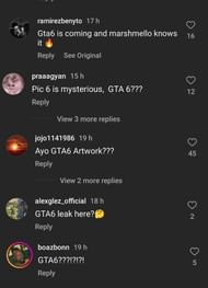 A series of comments responding to Marshmello's post (Image via Instagram)