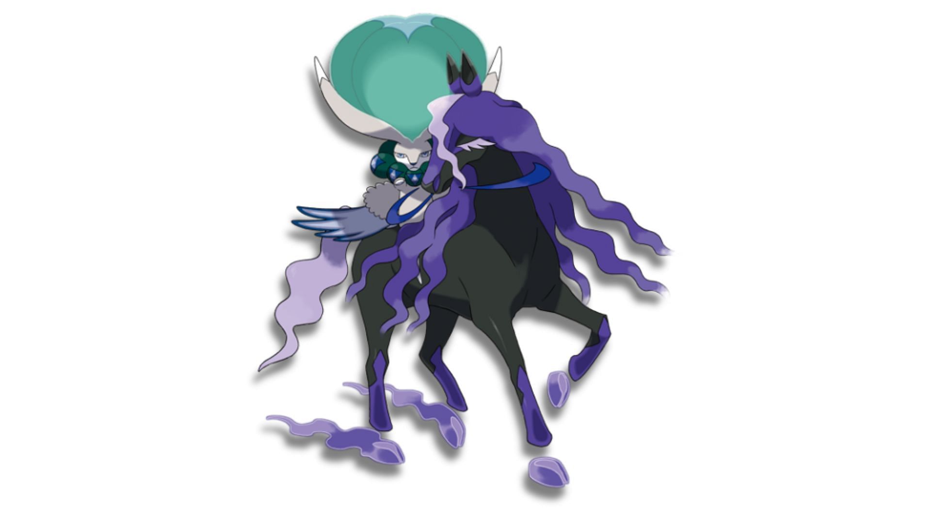 Calyrex Shadow Rider - Psychic/Ghost type (Image via The Pokemon Company)