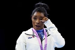 "I had a cut on my eye actually"- Simone Biles reveals truth behind "emotional" picture of her at World Championships