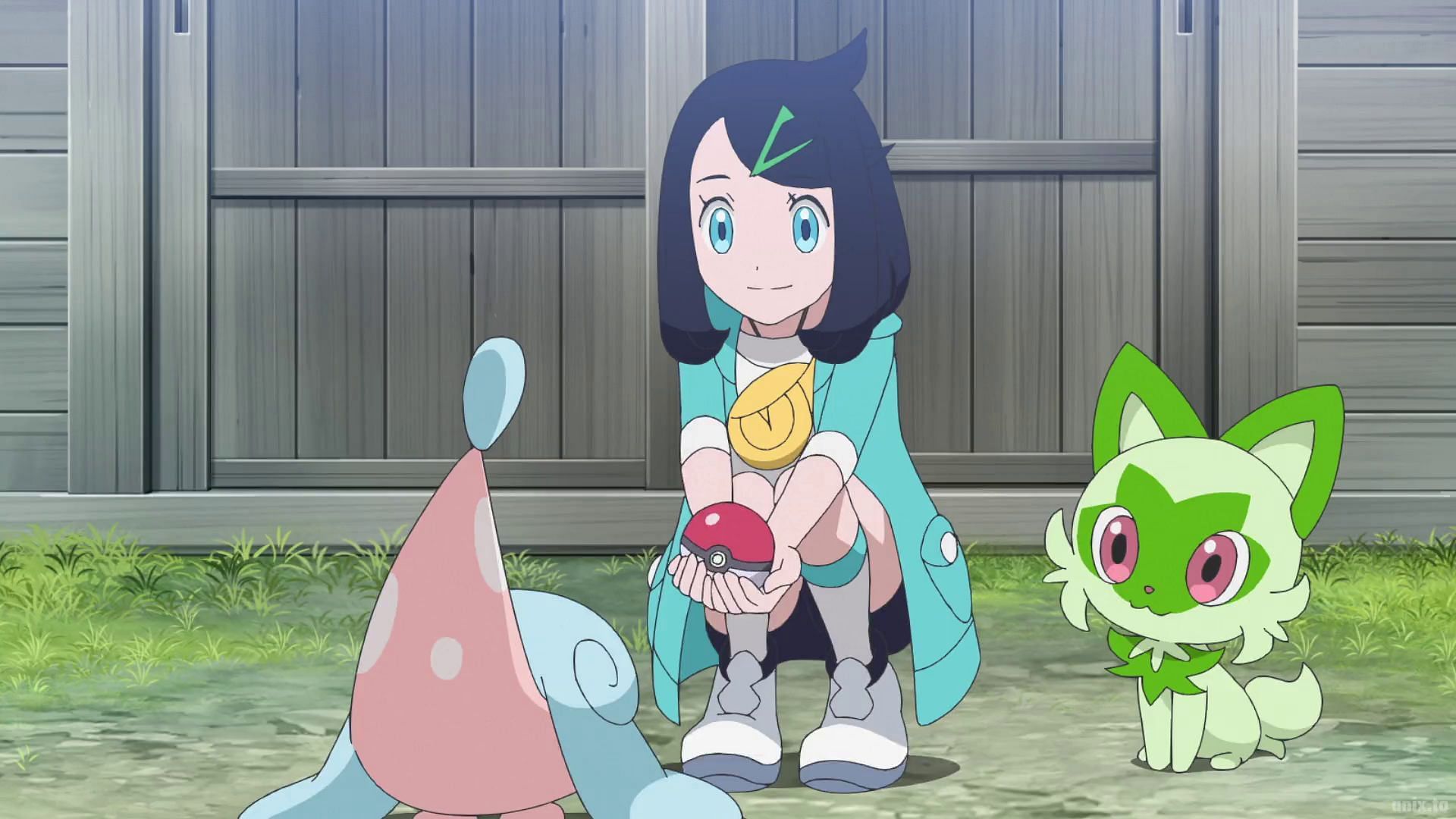 Hatenna becomes Liko&#039;s first new addition to her team in Pokemon Horizons (Image via The Pokemon Company)