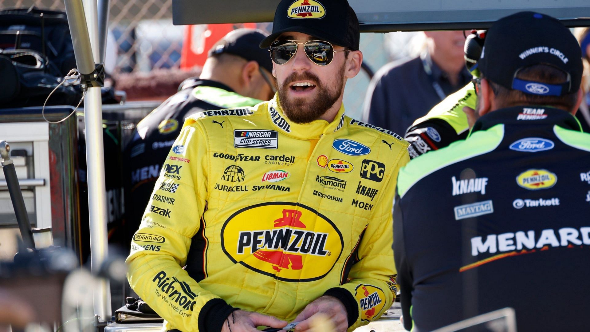 NASCAR Cup Series driver Ryan Blaney. (AP Photo/Terry Renna)