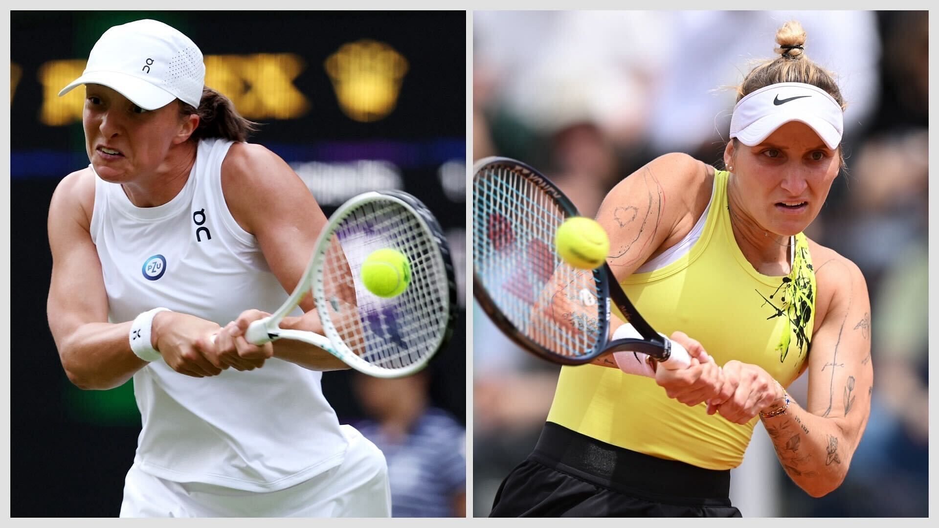 Iga Swiatek vs Marketa Vondrousova is one of the round-robin matches at the 2023 WTA Finals.