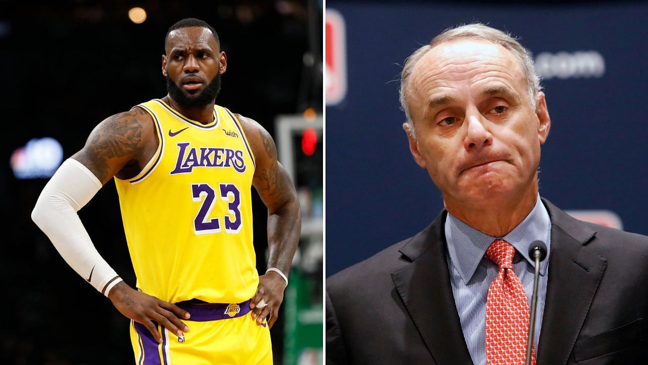 LeBron James called out MLB commissioner Rob Manfred in 2020 over the Houston Astros