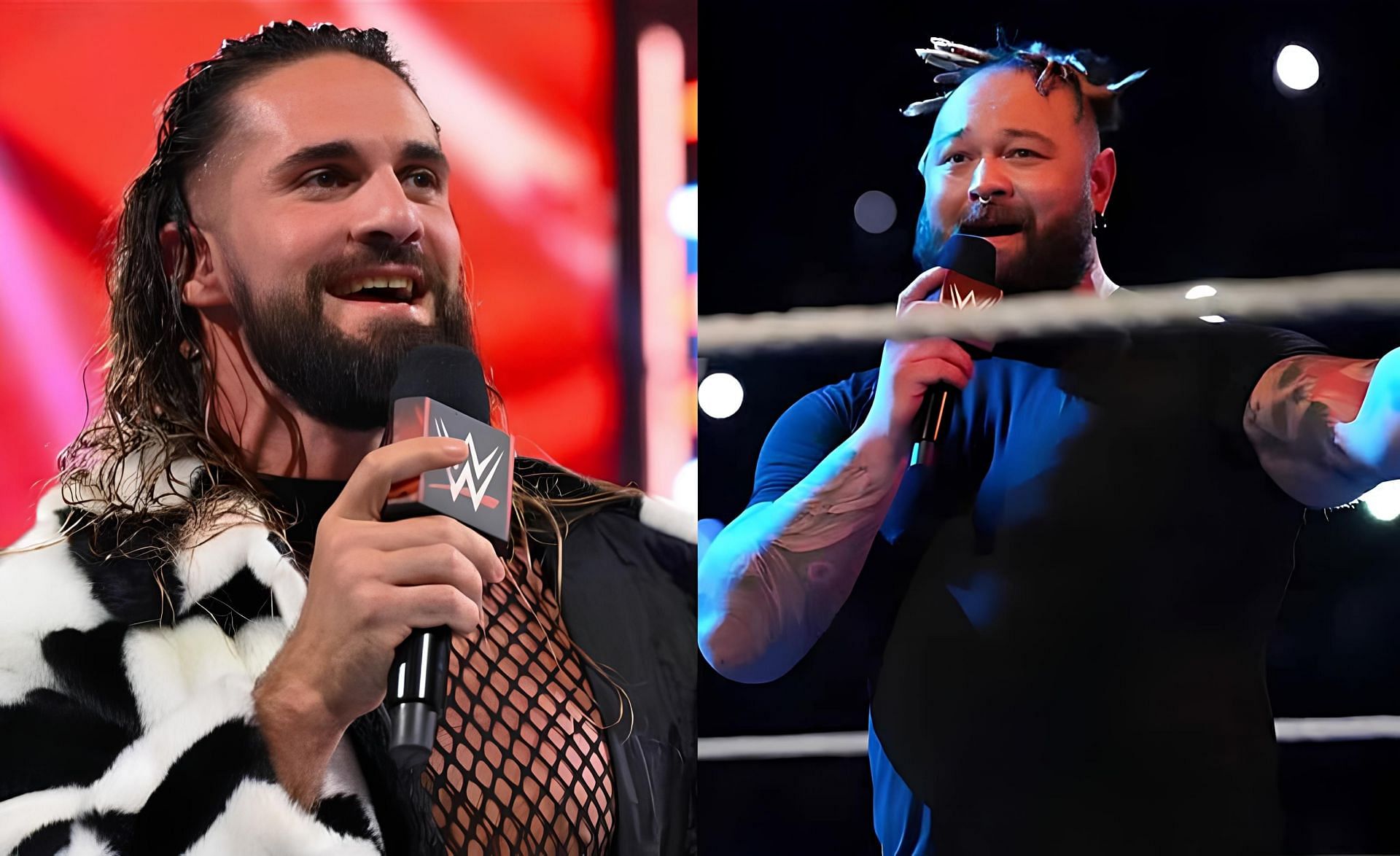 Seth Rollins (left) and Bray Wyatt (right)