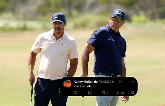 “Place your bets!!” – Fans react to Phil Mickelson’s big praise for Brooks Koepka ahead of their LIV Golf quarterfinal match