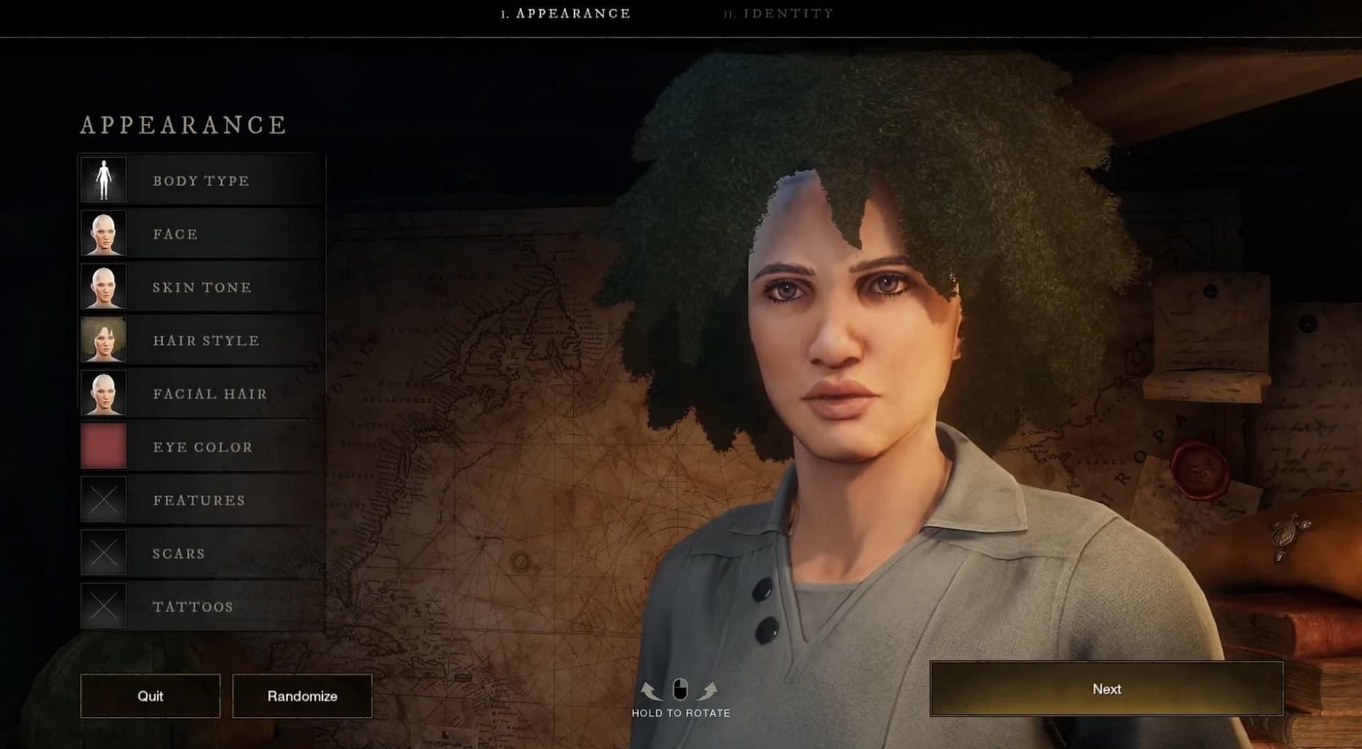 Character creator with a variety of options in New World (Image via Amazon Games)