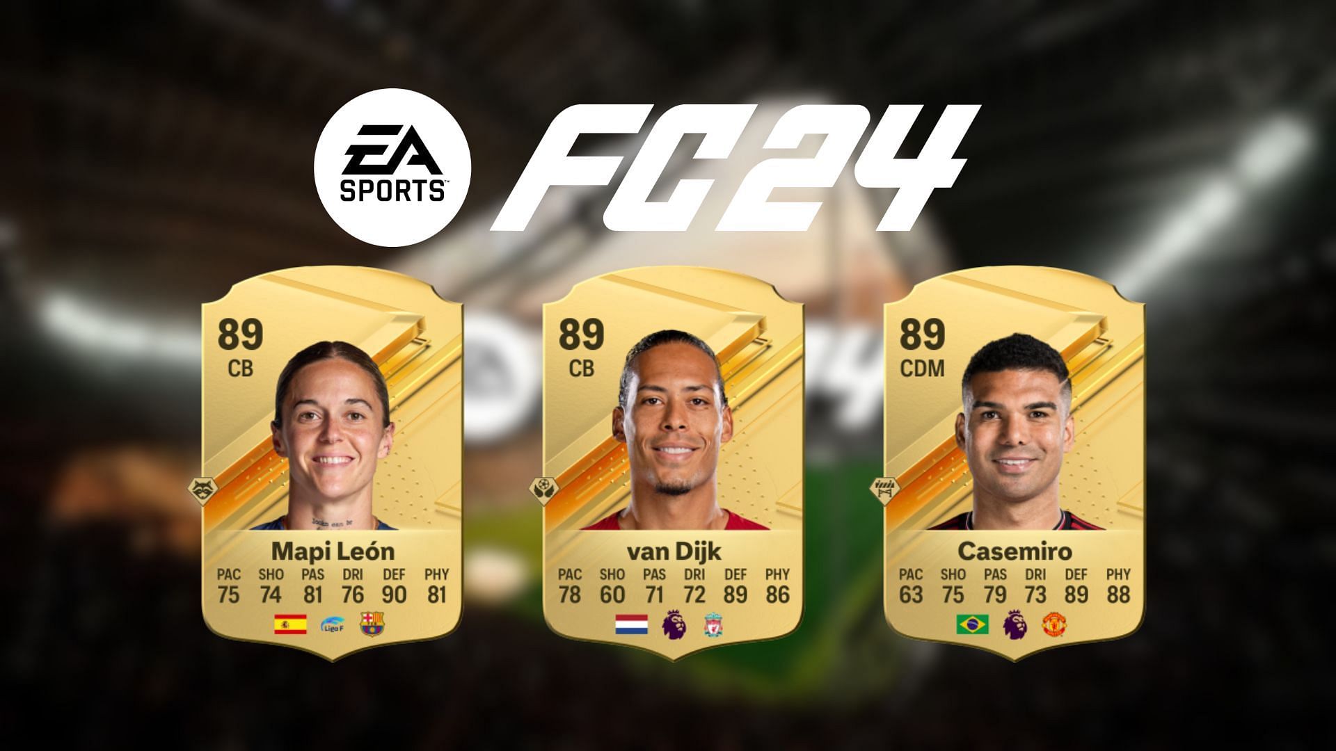 Top 5 EA FC 24 players with the highest Defense