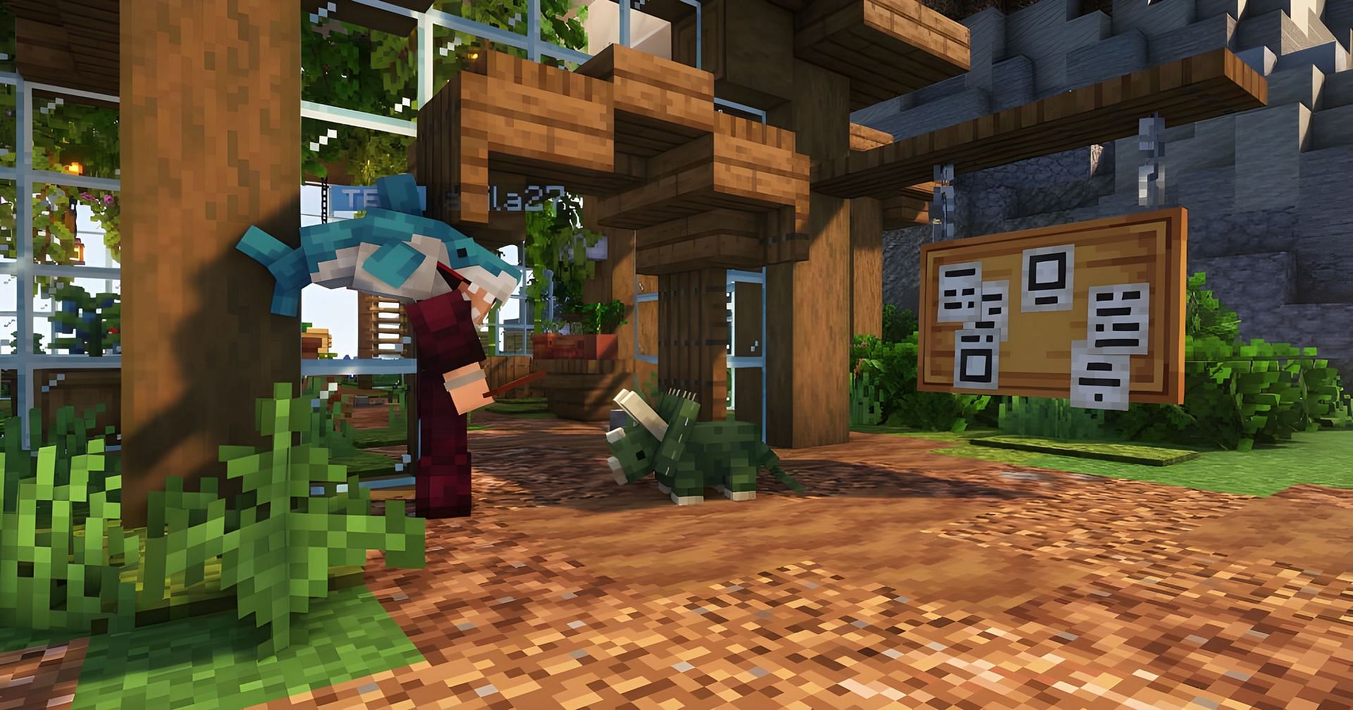 HibiscusMC est un serveur incroyable avec des monstres personnalisés (Image via Planet Minecraft)