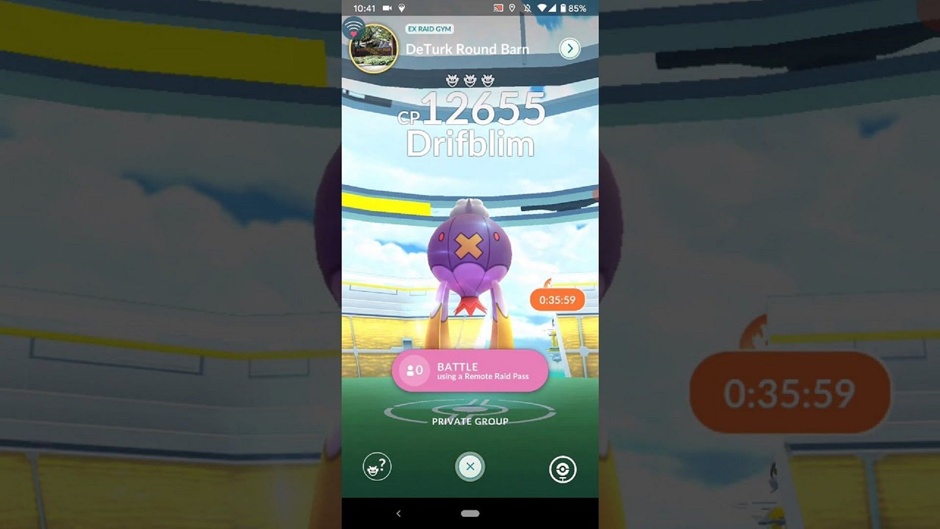 It&#039;s been a while since Drifblim appeared in raids (Image via Gaming Mathematically/YouTube)