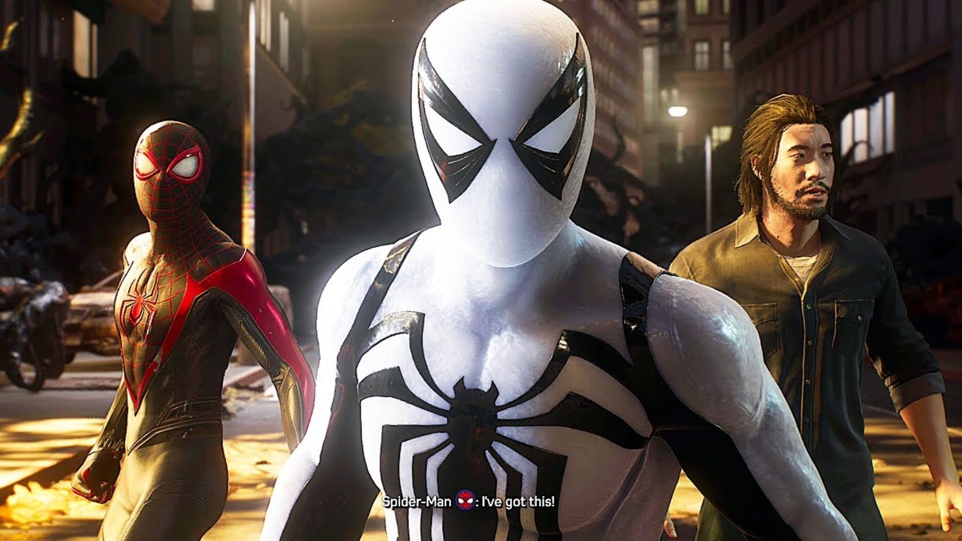 The Anti-Venom suit is gorgeous (Image via Insomniac Games)