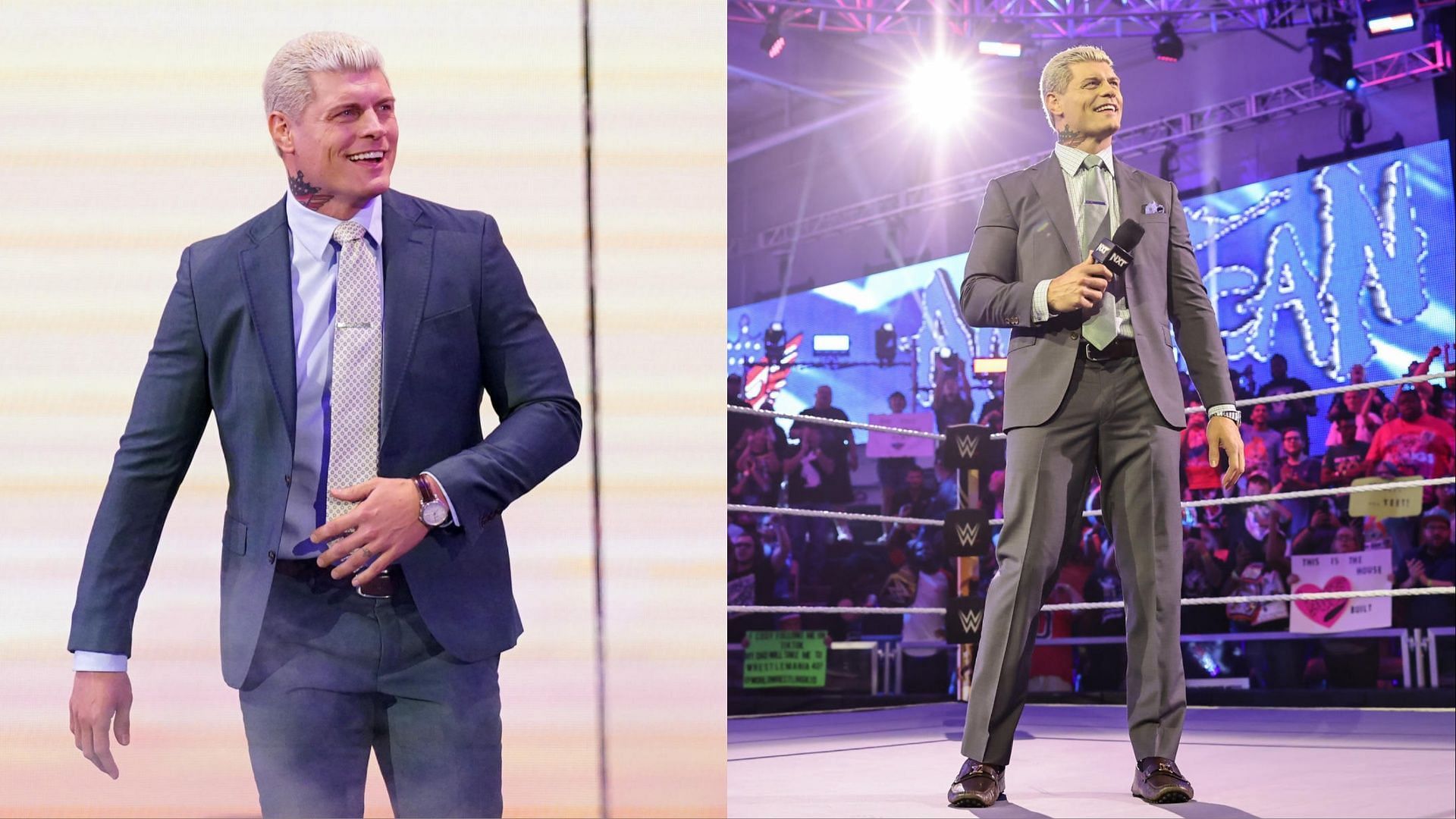 Cody Rhodes was once again the special guest GM of NXT tonight.