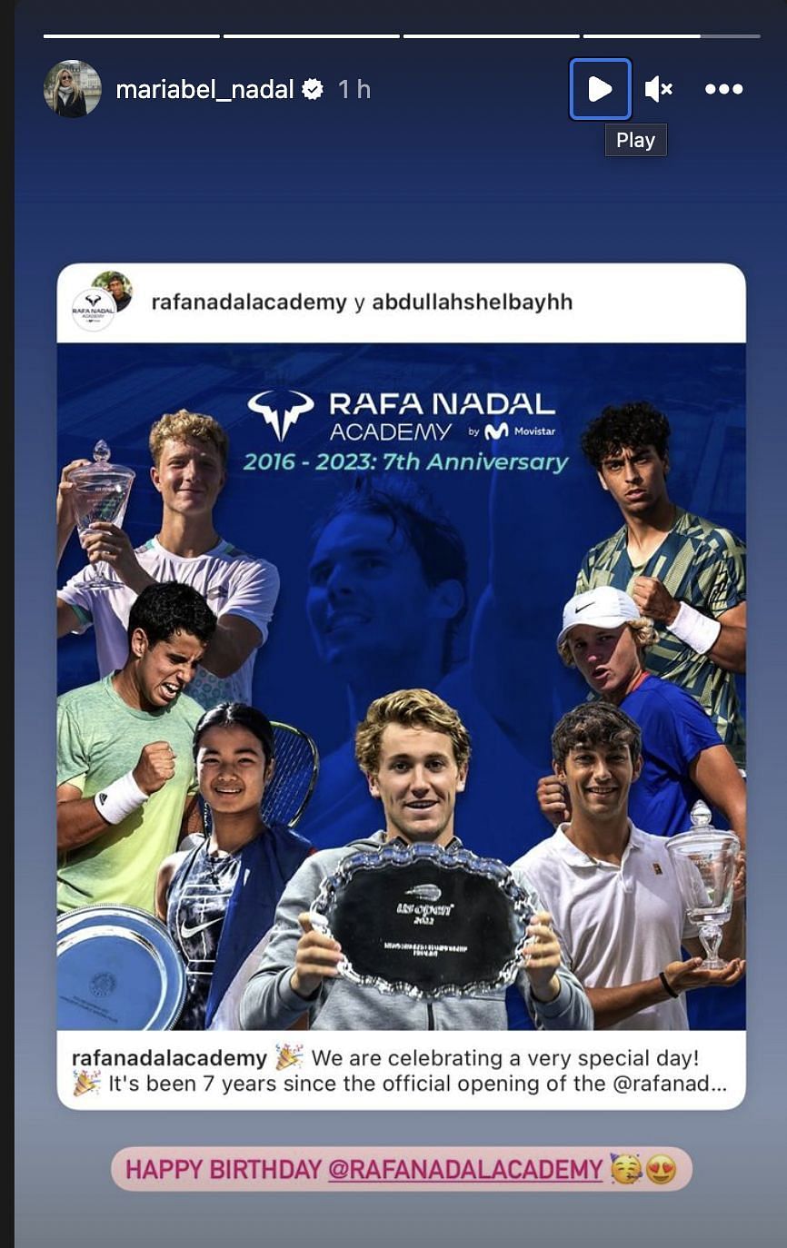 Rafael Nadal's Sister Maribel Recognizes Achievements Of Alumni Ft ...