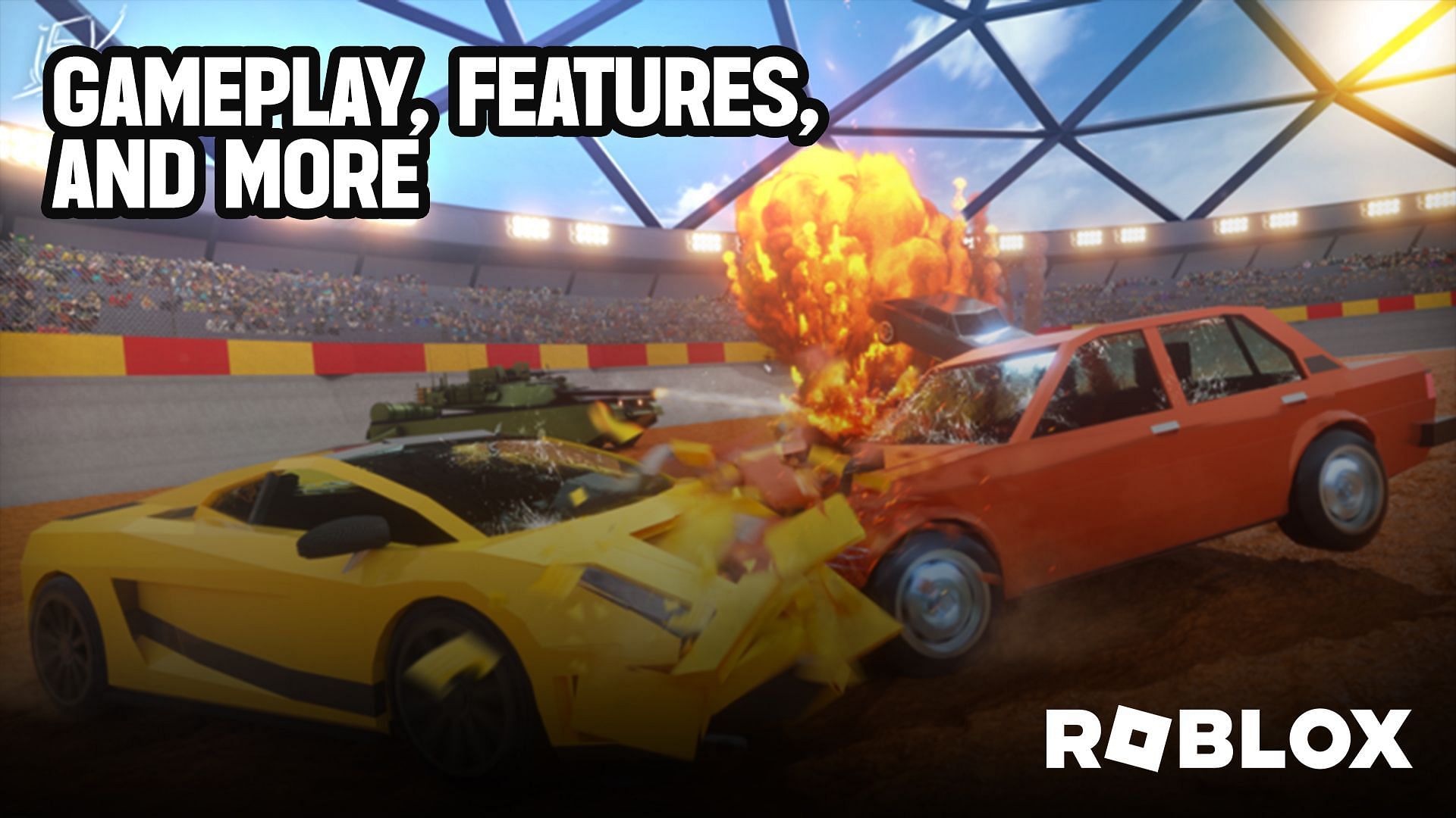 Rev up your engines and wreck your opponents in Car Crushers 2. (Image via Sportskeeda)