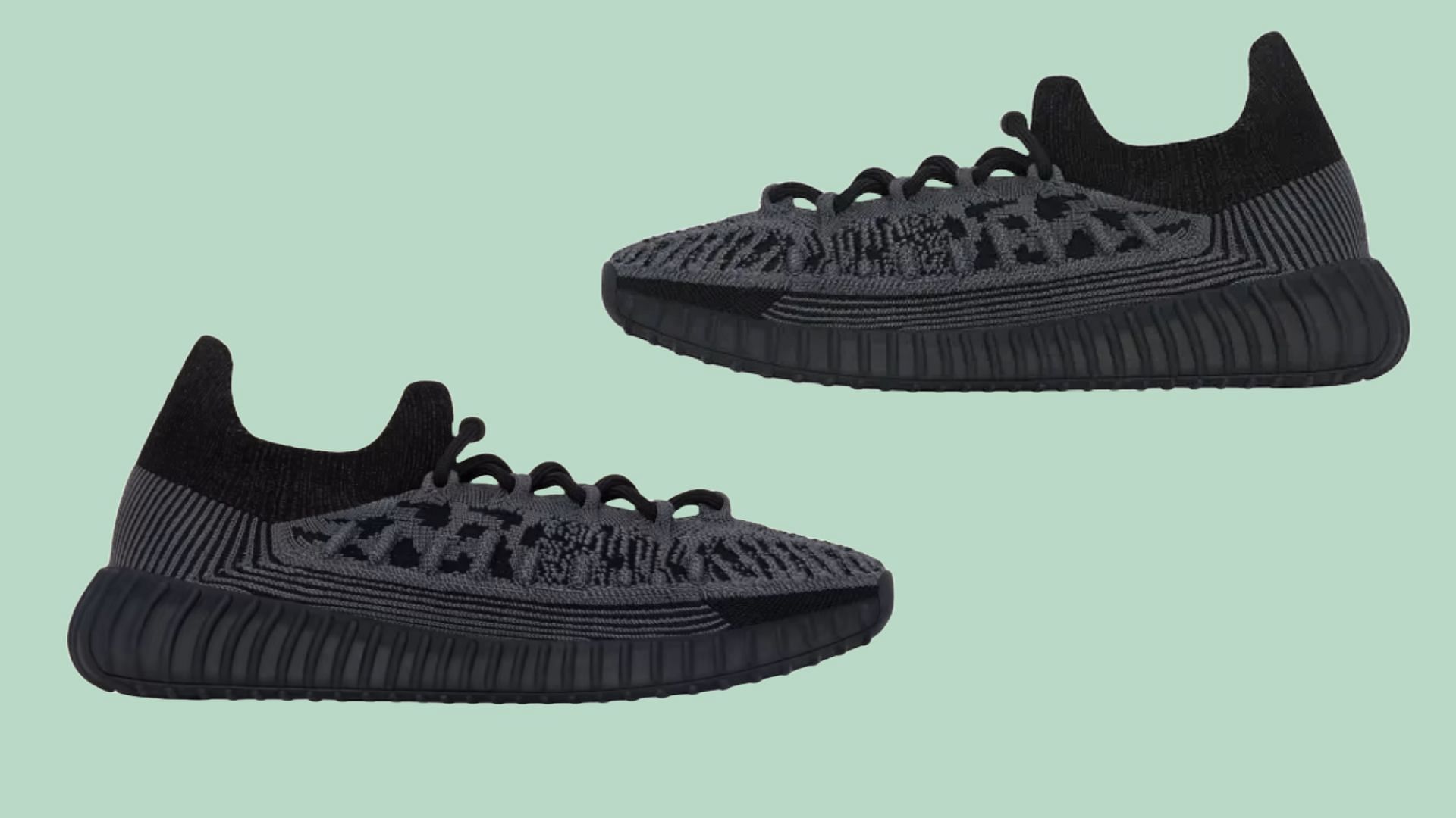 Side view of the Adidas Yeezy 350 V2 CMPCT Slate Onyx