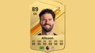 Alisson in EA FC 24 (image via EA Sports)