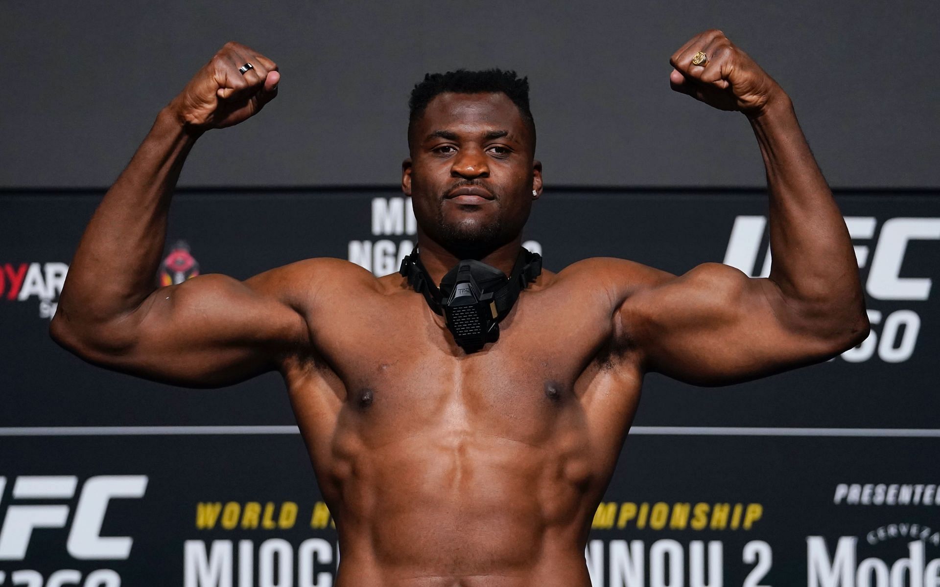 Francis Ngannou [Image credits: Getty Images] 