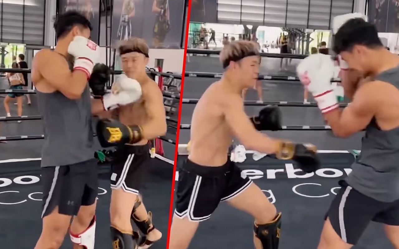 Kickboxing superstars Takeru Segawa and Superbon Singha Mawynn [Credit: Instagram @beyondkickboxing] 
