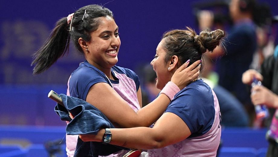 Table Tennis duo of Ayhika Mukherjee and Sutirtha Mukherjee walked away with bronze after a nail-biting semifinals 