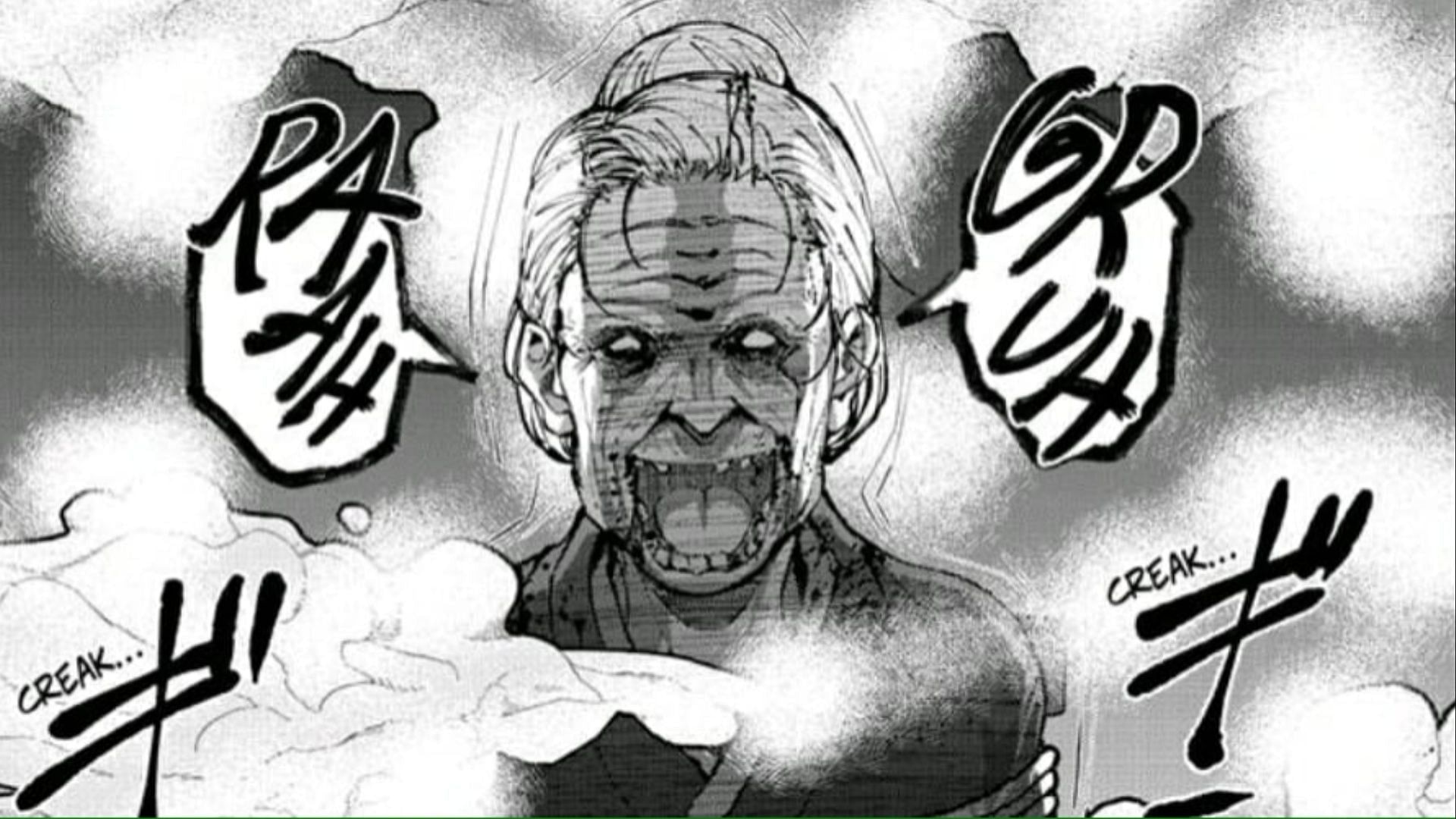 Zombified old woman of the Yamagami mansion (Image via Viz Media/Haro Aso)