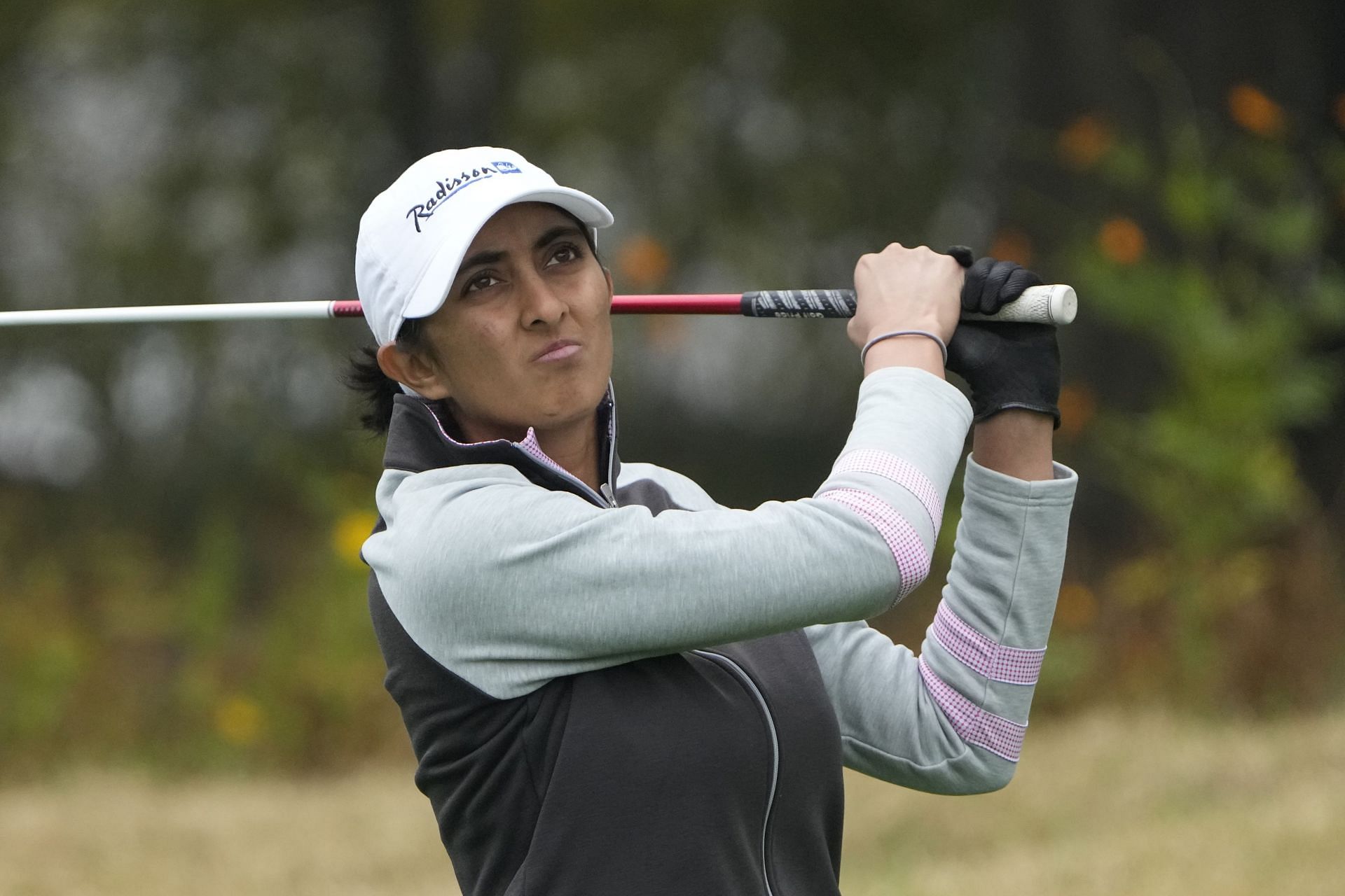 Aditi Ashok at the South Korea LPGA Tour (Image via Getty)