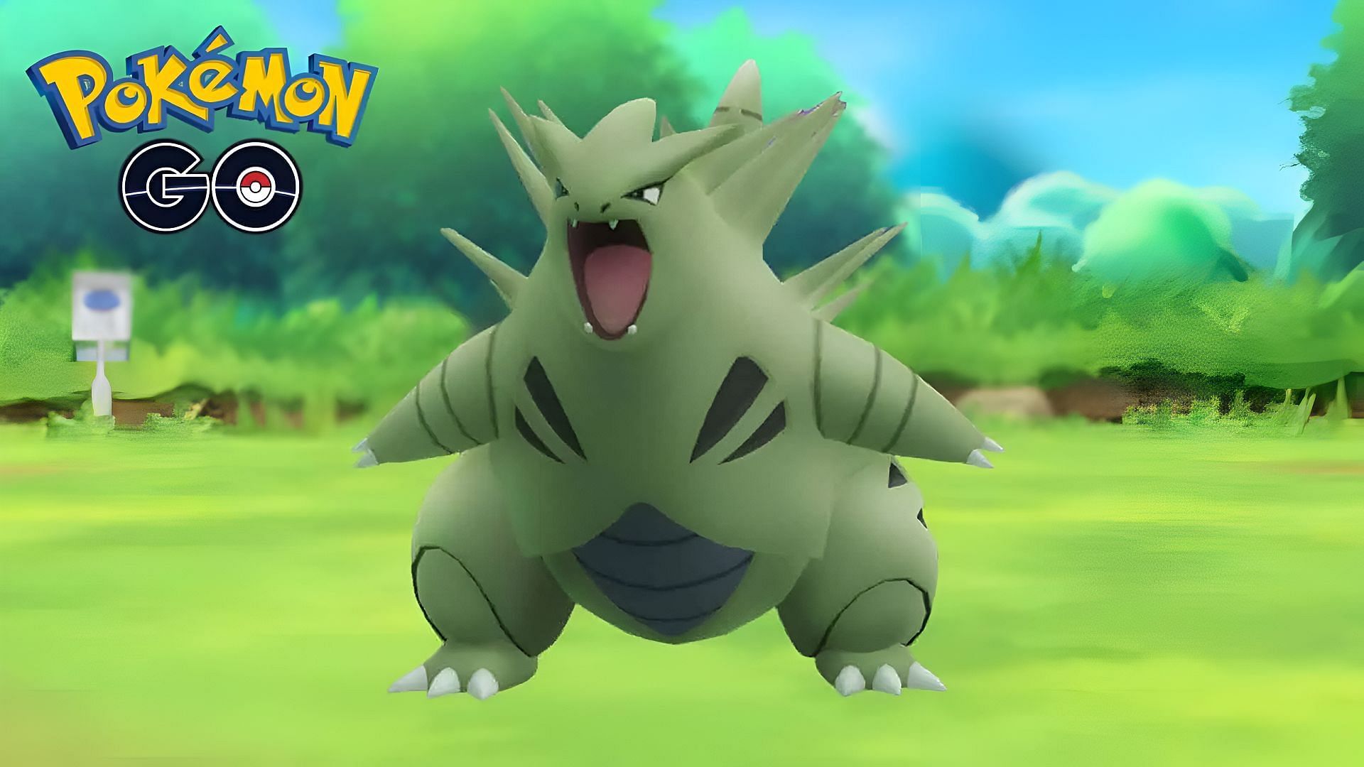 Tyranitar matches up perfectly against Drifblim in battle (Image via Niantic)