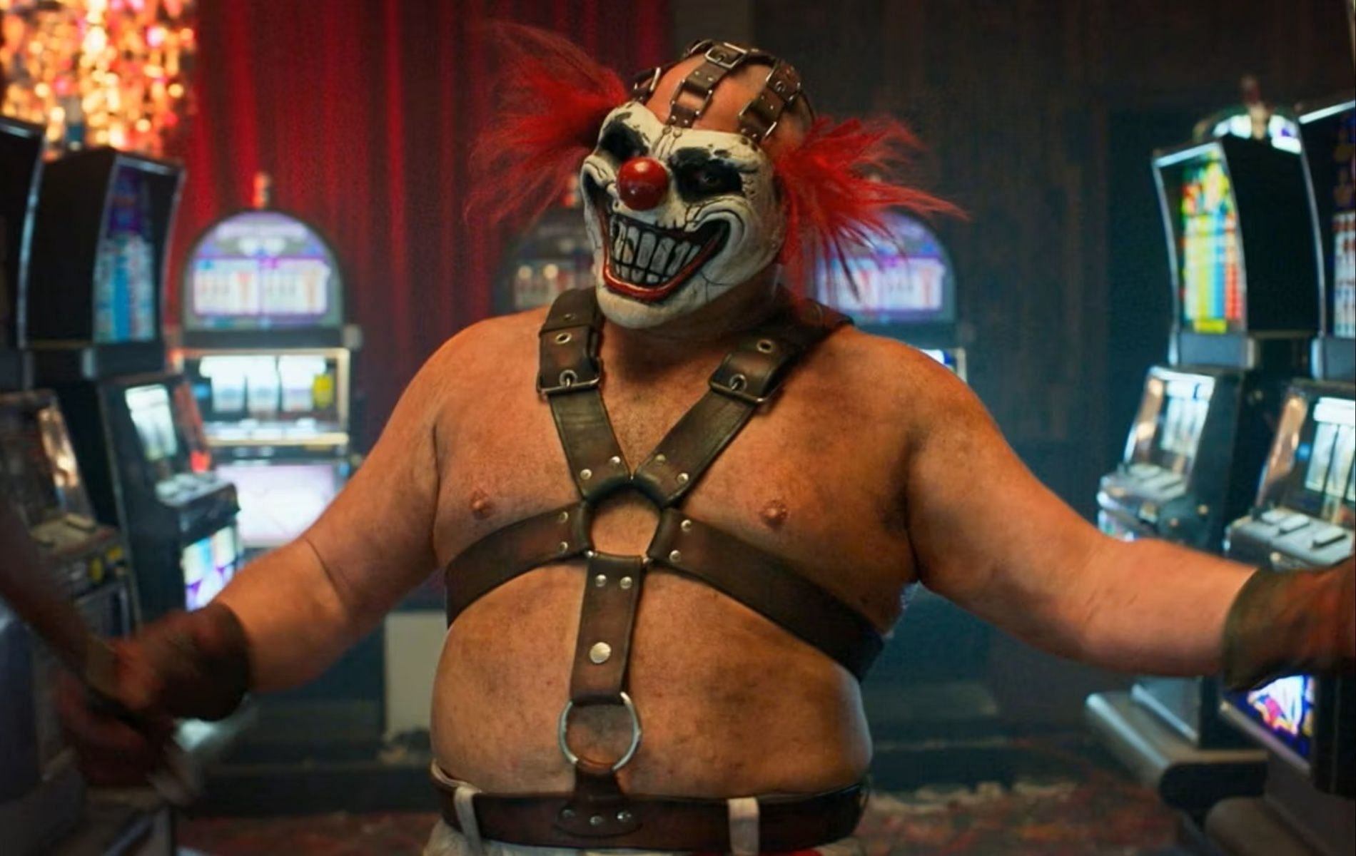 Sweet Tooth is one of the most terrifying playable characters (Image via Twisted Metal)