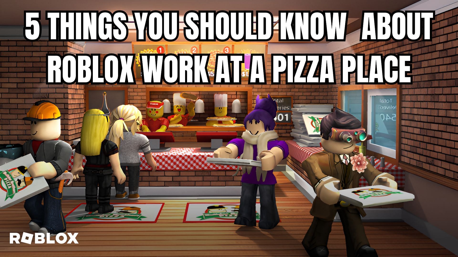 WORKING AT A PIZZA PLACE!!