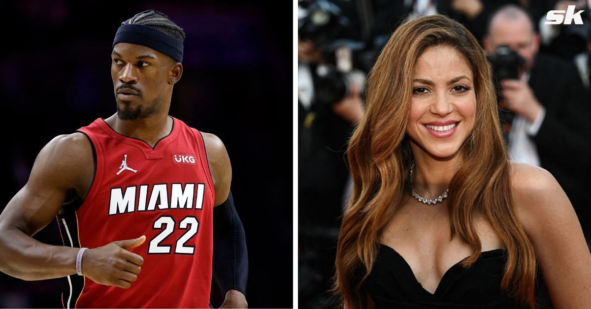 Shakira and Miami Heat star Jimmy Butler 