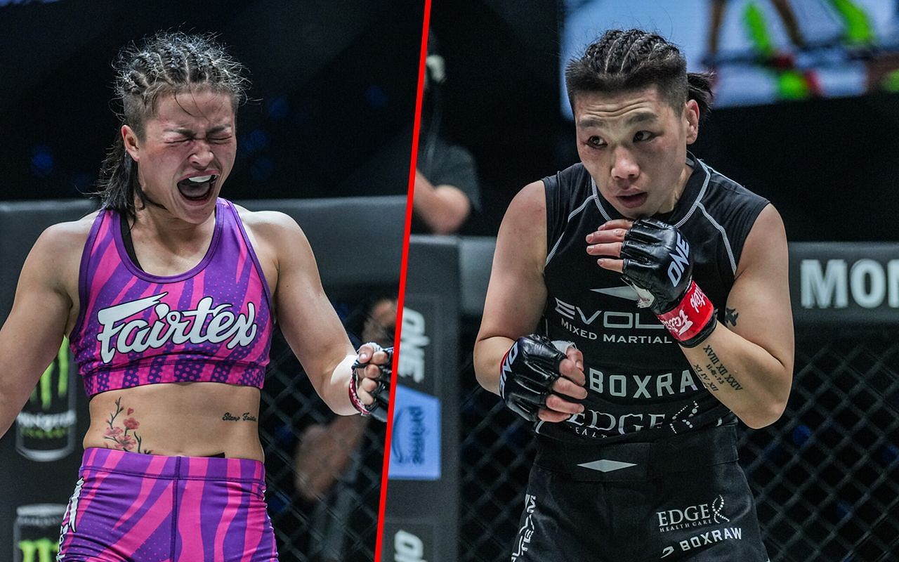 Stamp Fairtex and Xiong Jing Nan - Photo by ONE Championship