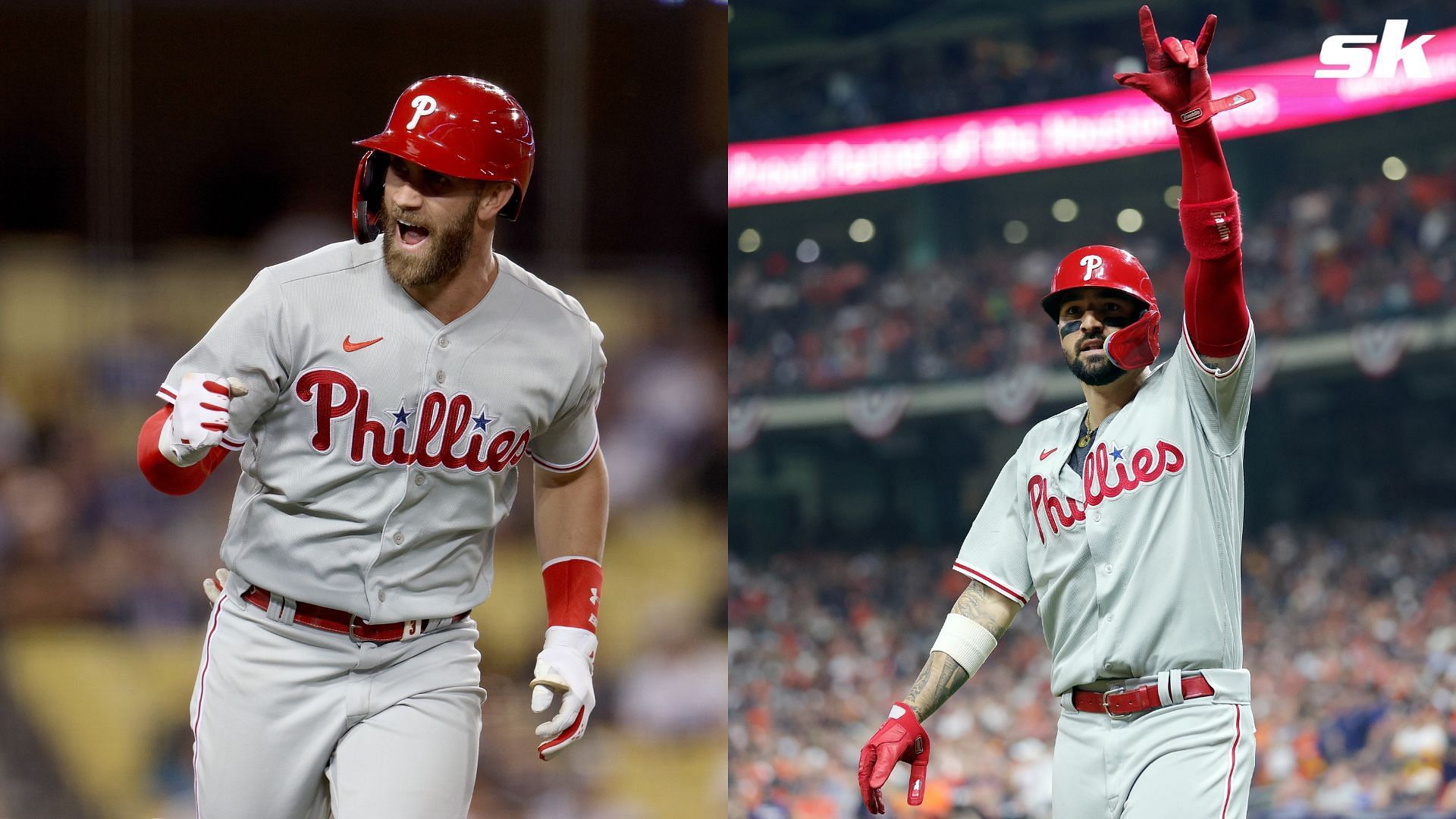Bryce Harper hails Nick Castellanos and Trea Turner as Phillies stars shine  in NLDS, helping team punch their ticket to NLCS